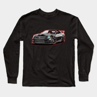 Cadillac CT5-V Blackwing glowing Long Sleeve T-Shirt